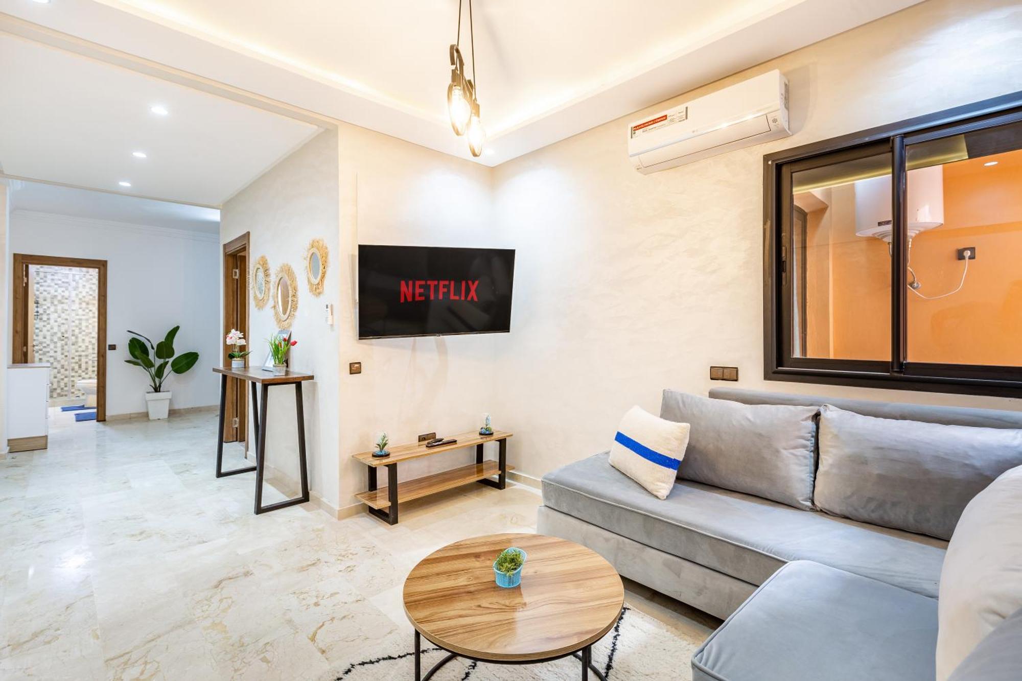 Magnificent Apartment In Gueliz - 100% Equipped مراكش المظهر الخارجي الصورة