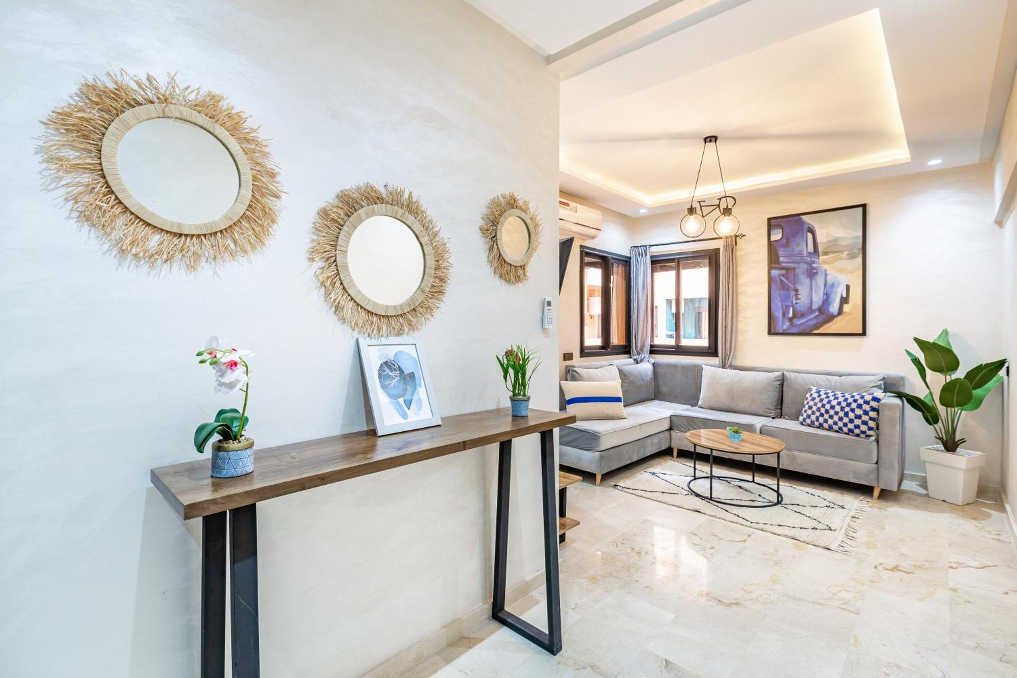 Magnificent Apartment In Gueliz - 100% Equipped مراكش المظهر الخارجي الصورة