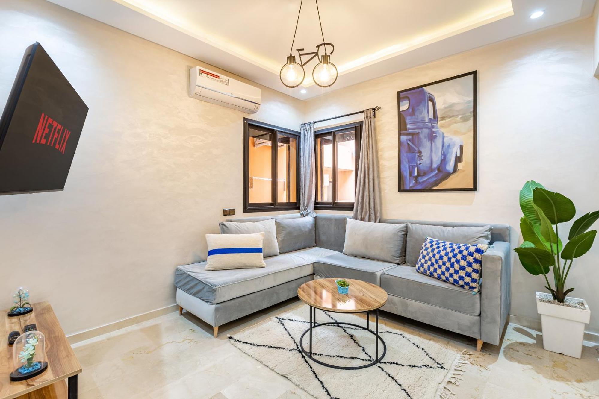 Magnificent Apartment In Gueliz - 100% Equipped مراكش المظهر الخارجي الصورة